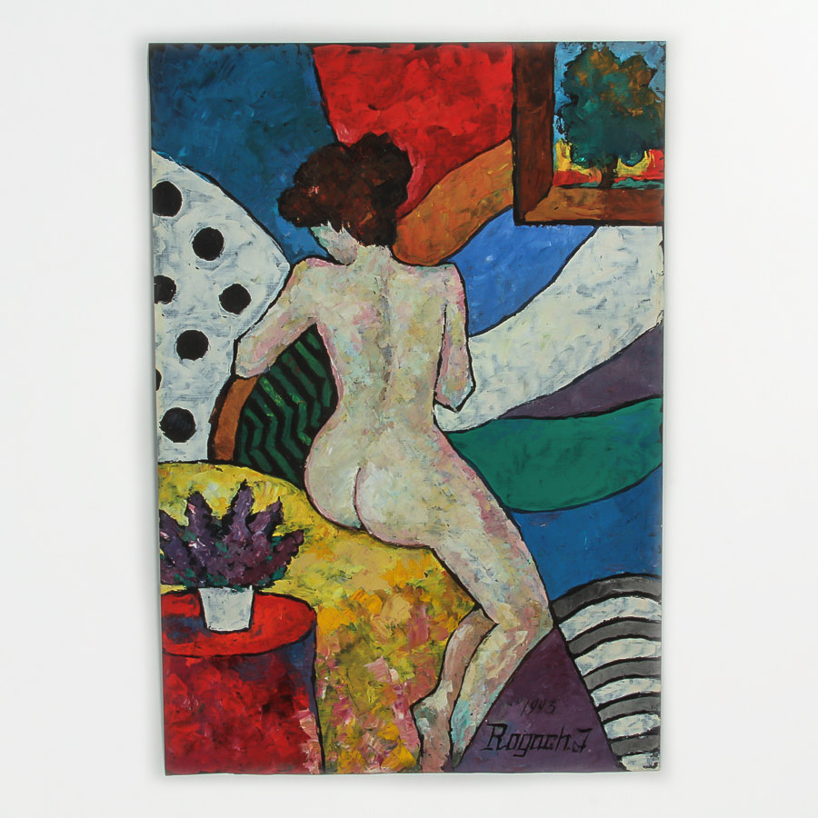 Tatiana Rogacheva Oil Painting on Paper "Seated Nude"