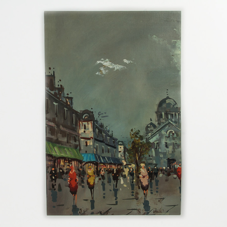 Oil Painting On Canvas "Montmartre and Sacré-Cœur"