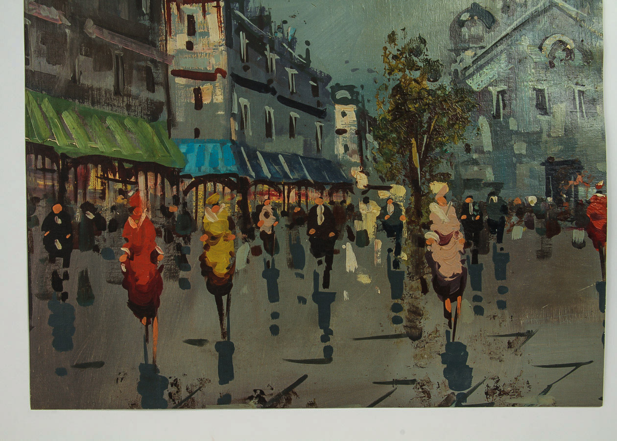 Oil Painting On Canvas "Montmartre and Sacré-Cœur"