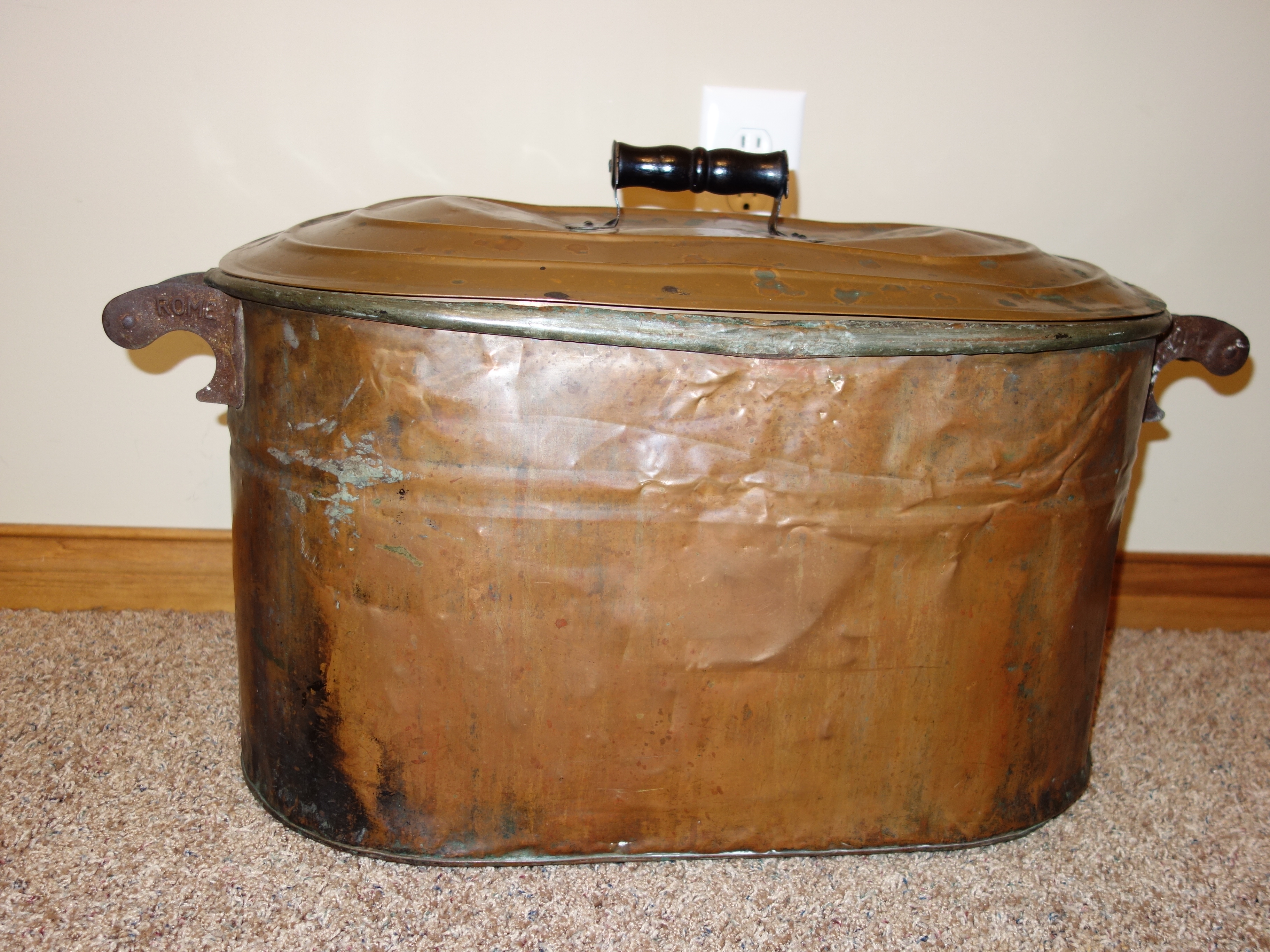 Vintage Copper Lobster Pot