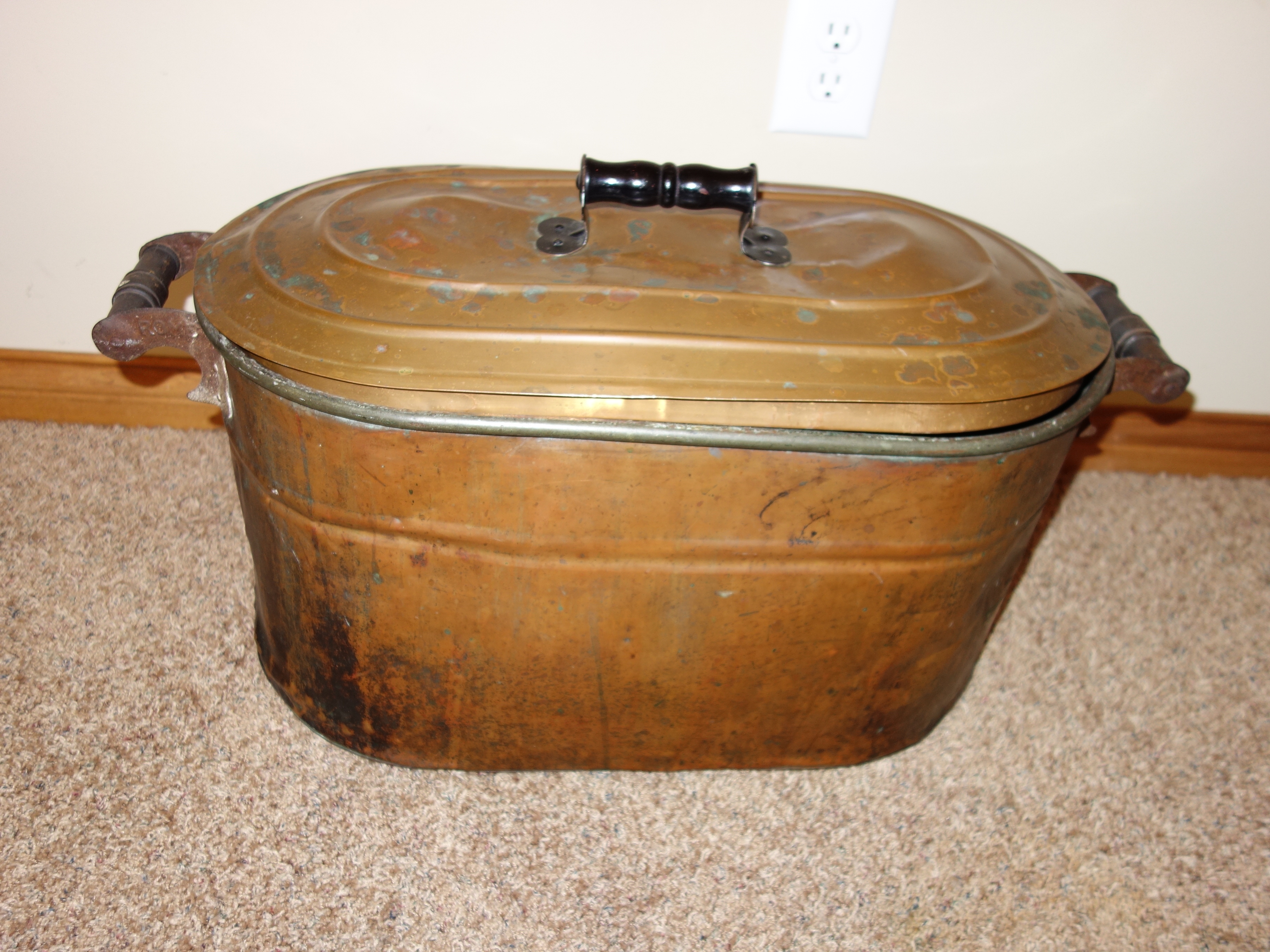 Vintage Copper Lobster Pot