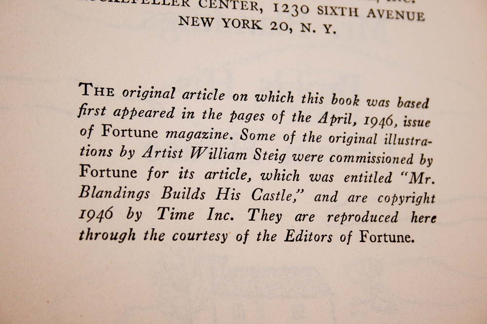 Hardcover Books by Eric Hodgins Featuring "Blandings' Way"