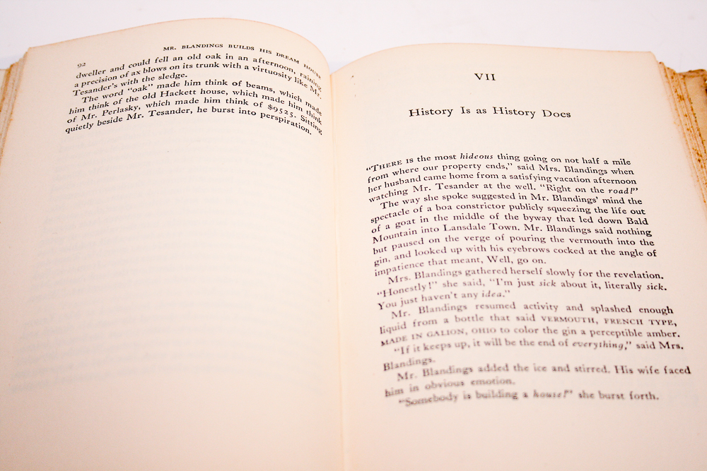 Hardcover Books by Eric Hodgins Featuring "Blandings' Way"