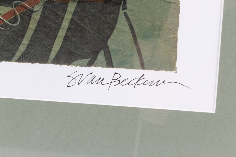 Sara Van Beckum Framed Offset Lithograph Set