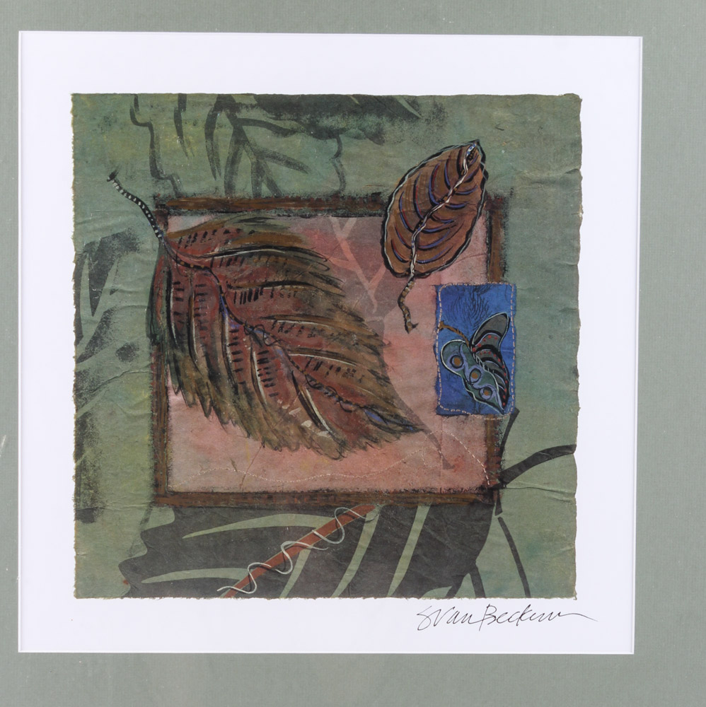 Sara Van Beckum Framed Offset Lithograph Set