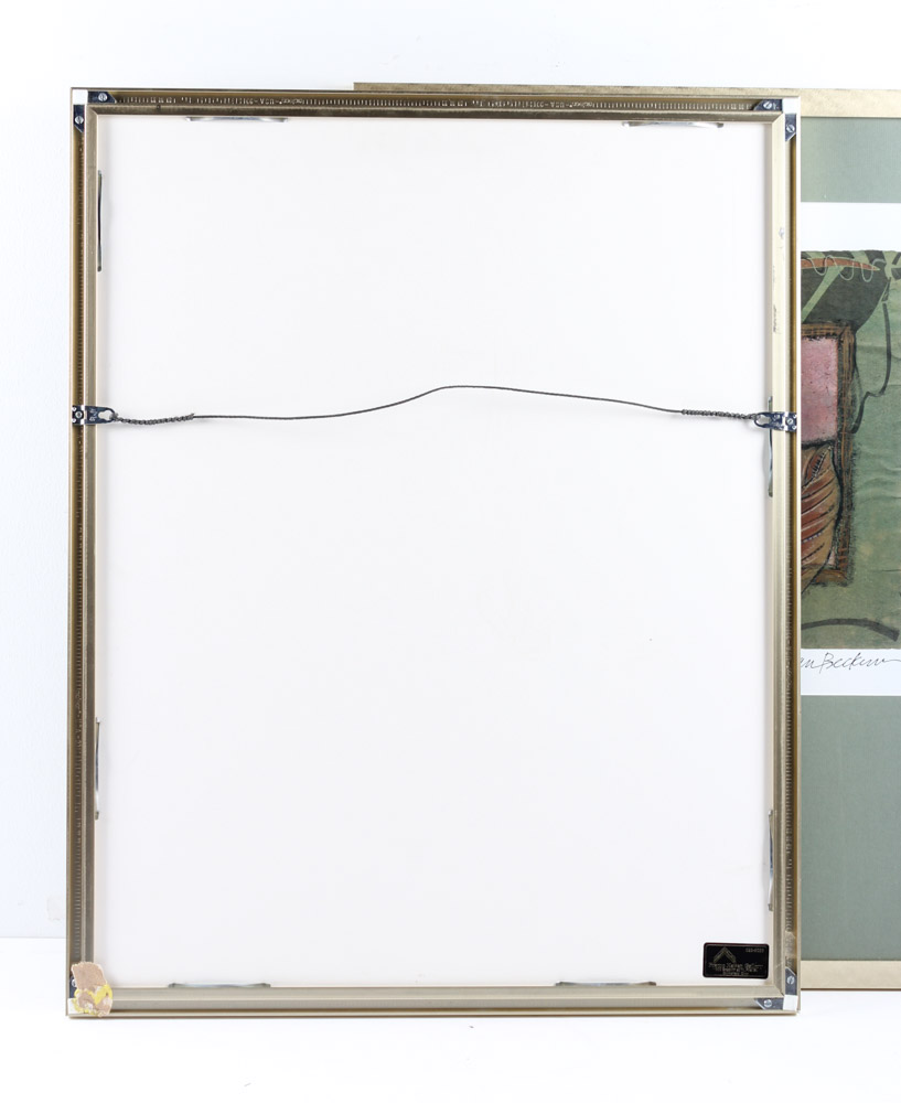 Sara Van Beckum Framed Offset Lithograph Set