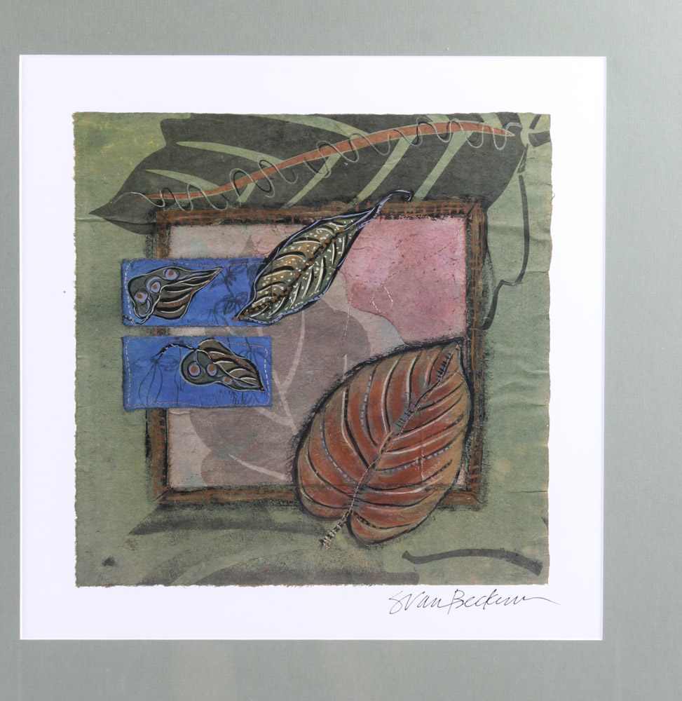 Sara Van Beckum Framed Offset Lithograph Set