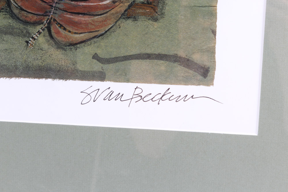 Sara Van Beckum Framed Offset Lithograph Set