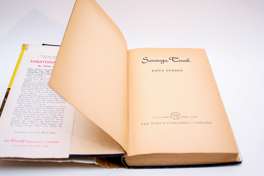 First Edition "Giant"  and "Saratoga Trunk" by Edna Ferber