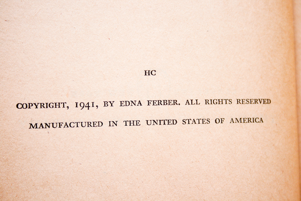 First Edition "Giant"  and "Saratoga Trunk" by Edna Ferber