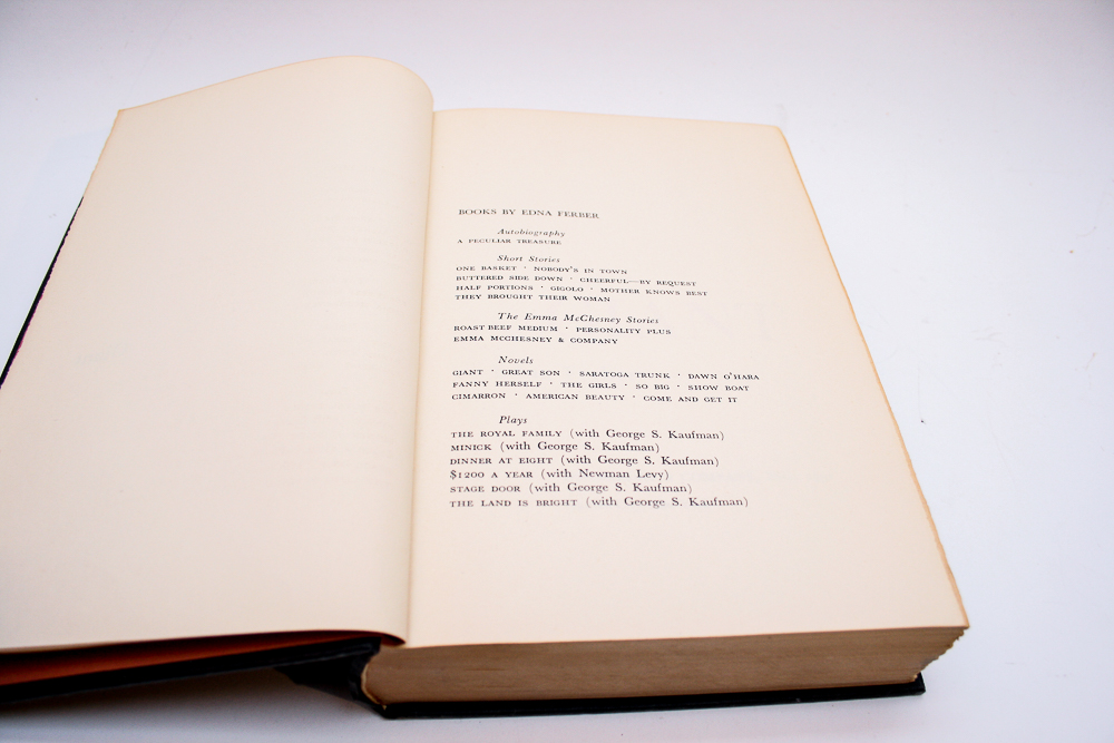 First Edition "Giant"  and "Saratoga Trunk" by Edna Ferber