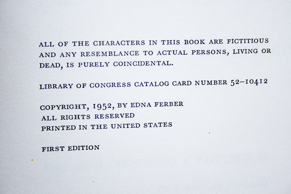 First Edition "Giant"  and "Saratoga Trunk" by Edna Ferber
