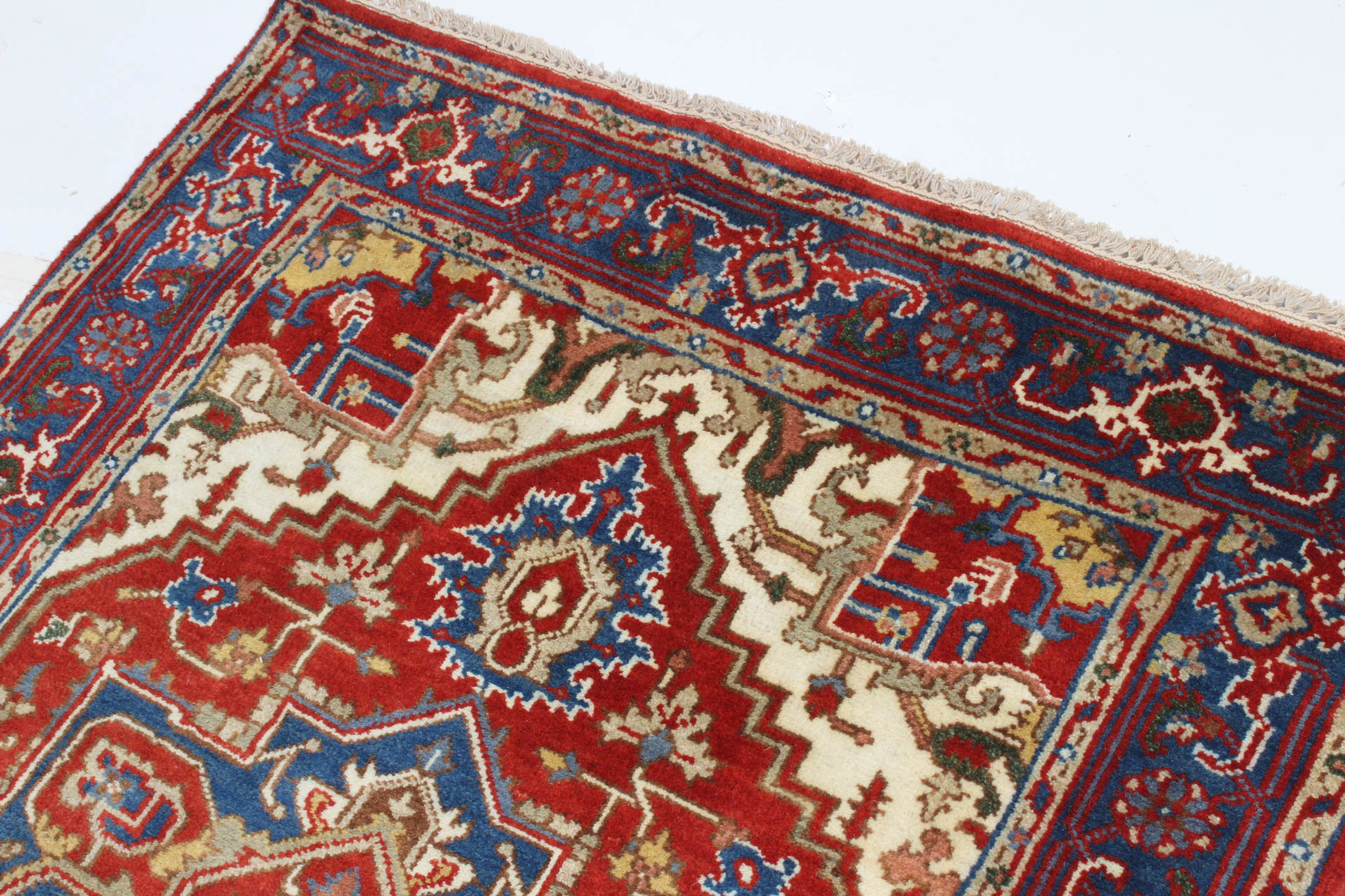 Handwoven Persian Bakshaish Heriz Rug