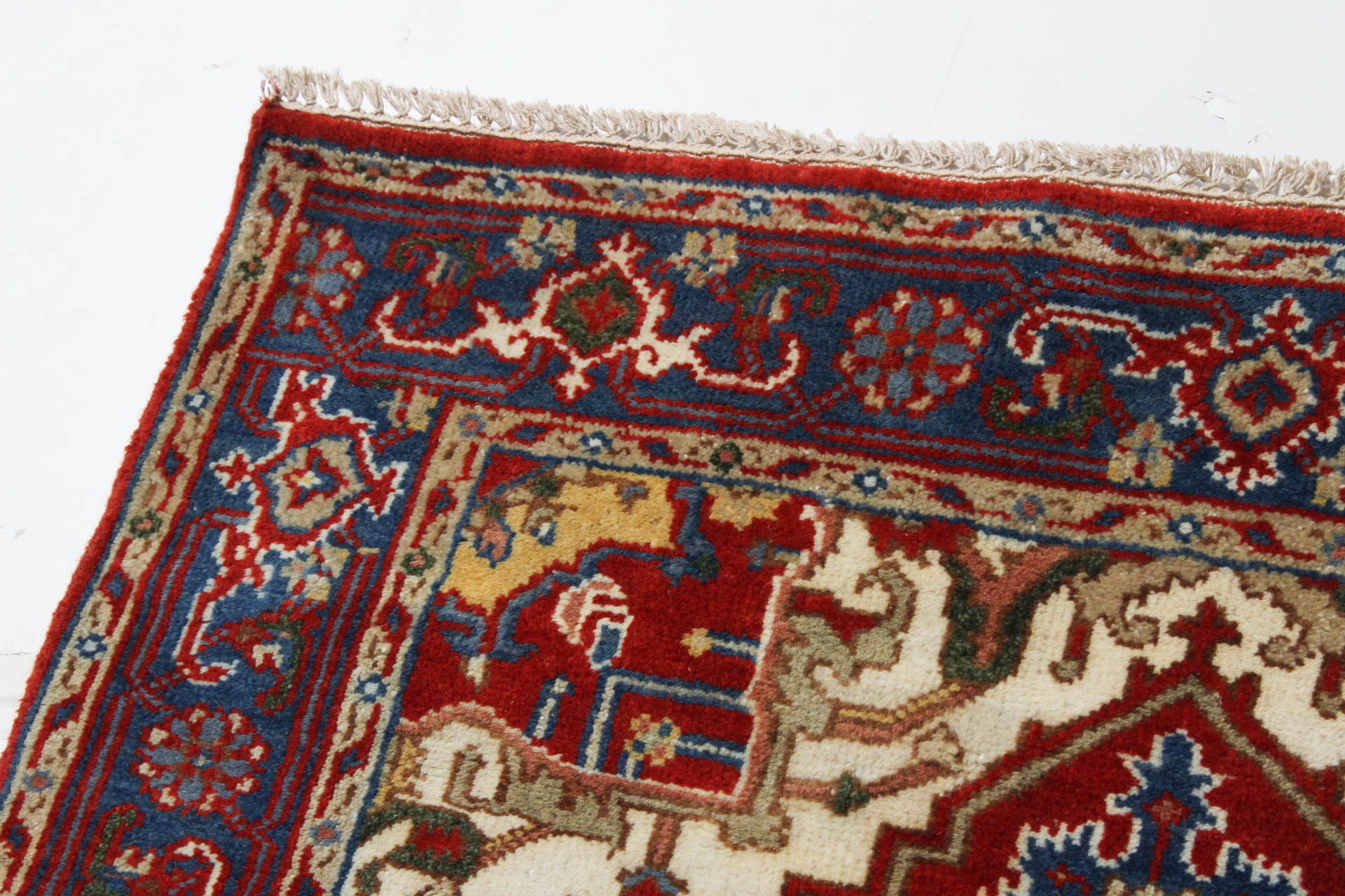 Handwoven Persian Bakshaish Heriz Rug