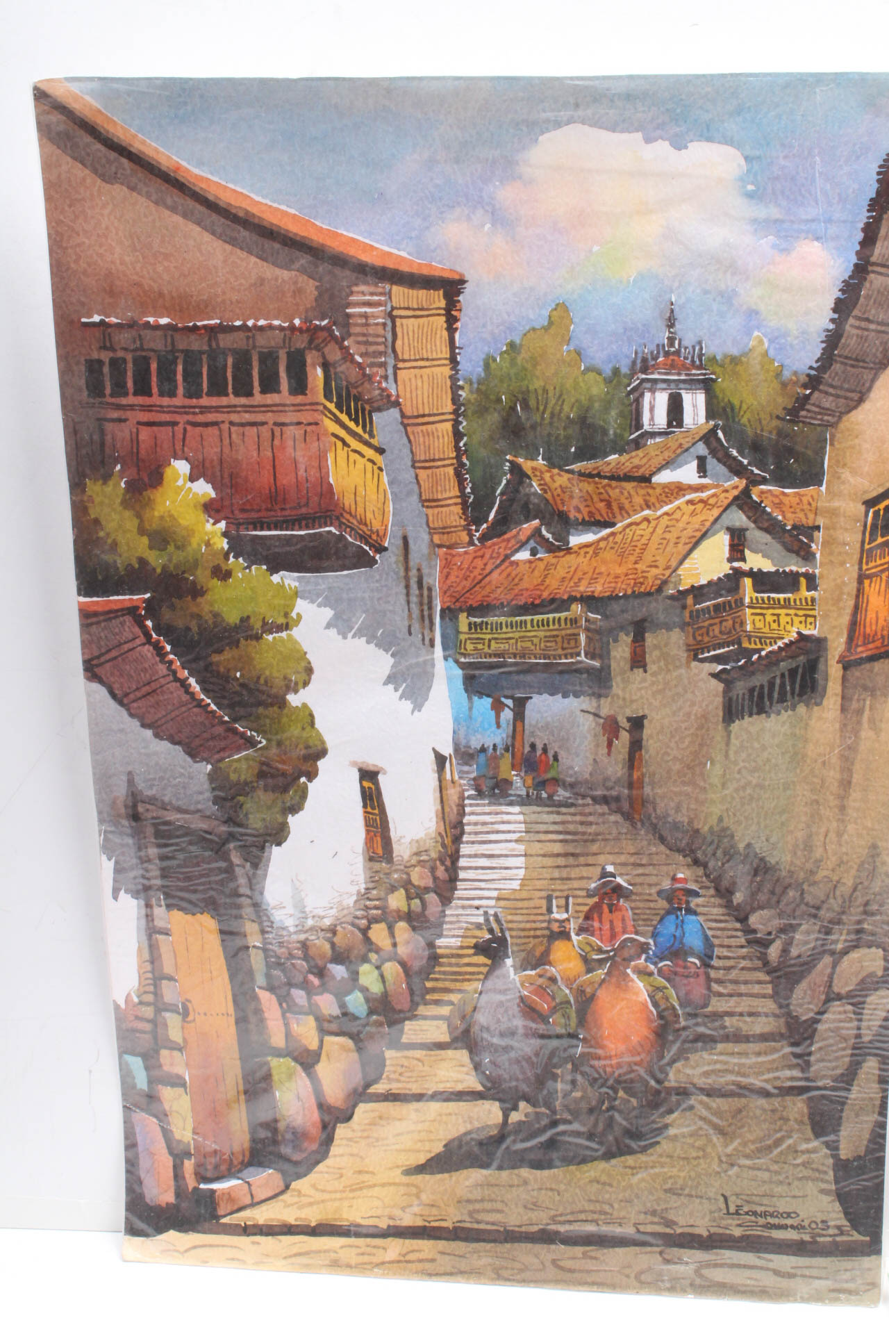 Collection of Colorful Peruvian Artworks