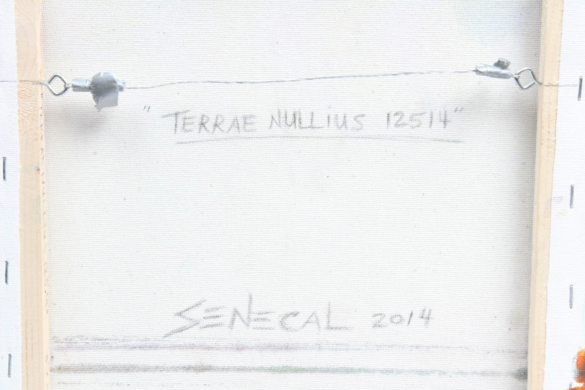 Three David Senecal "Terrae Nullius" Paintings