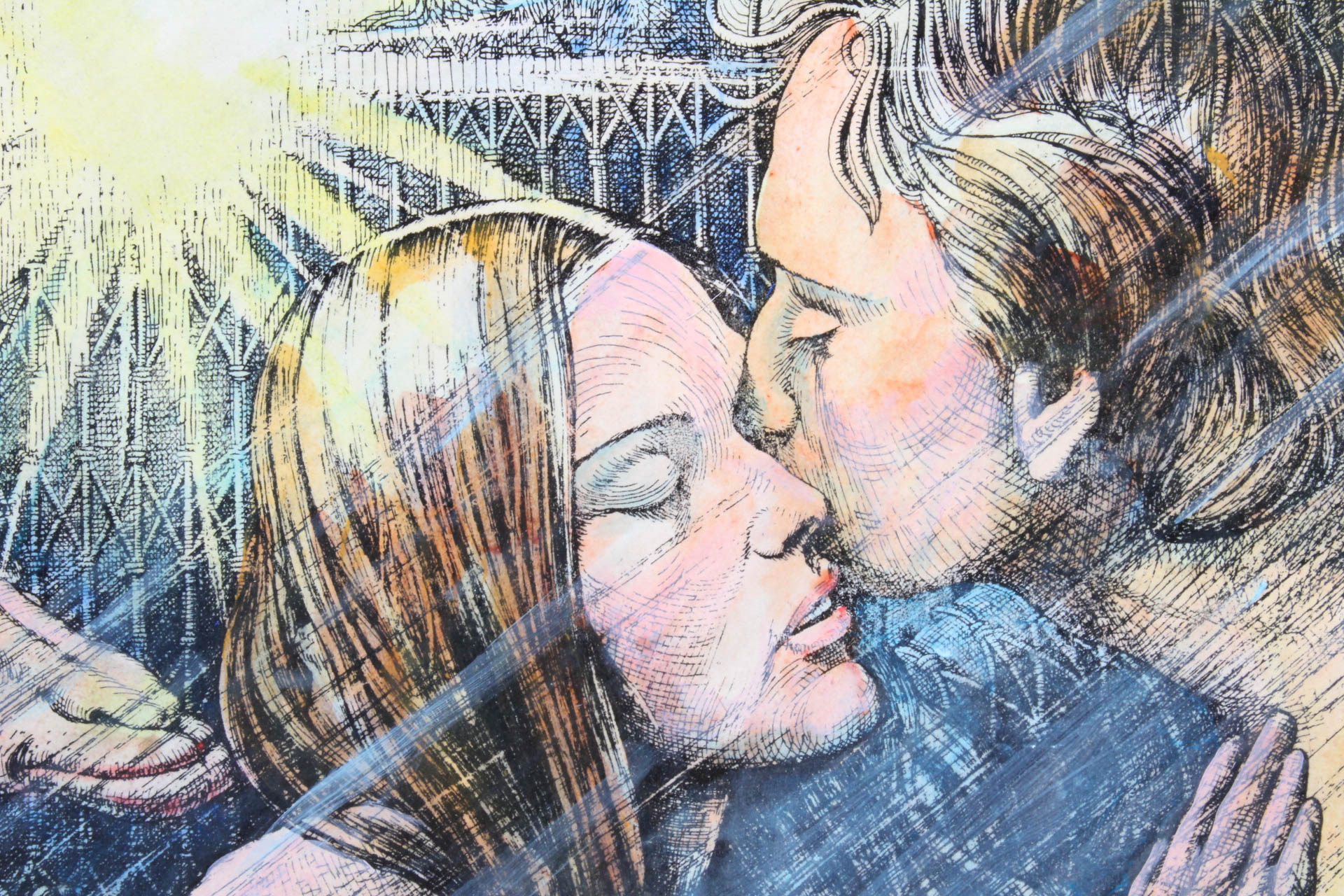 Tudor Banus "Le Miroir" Color Lithograph