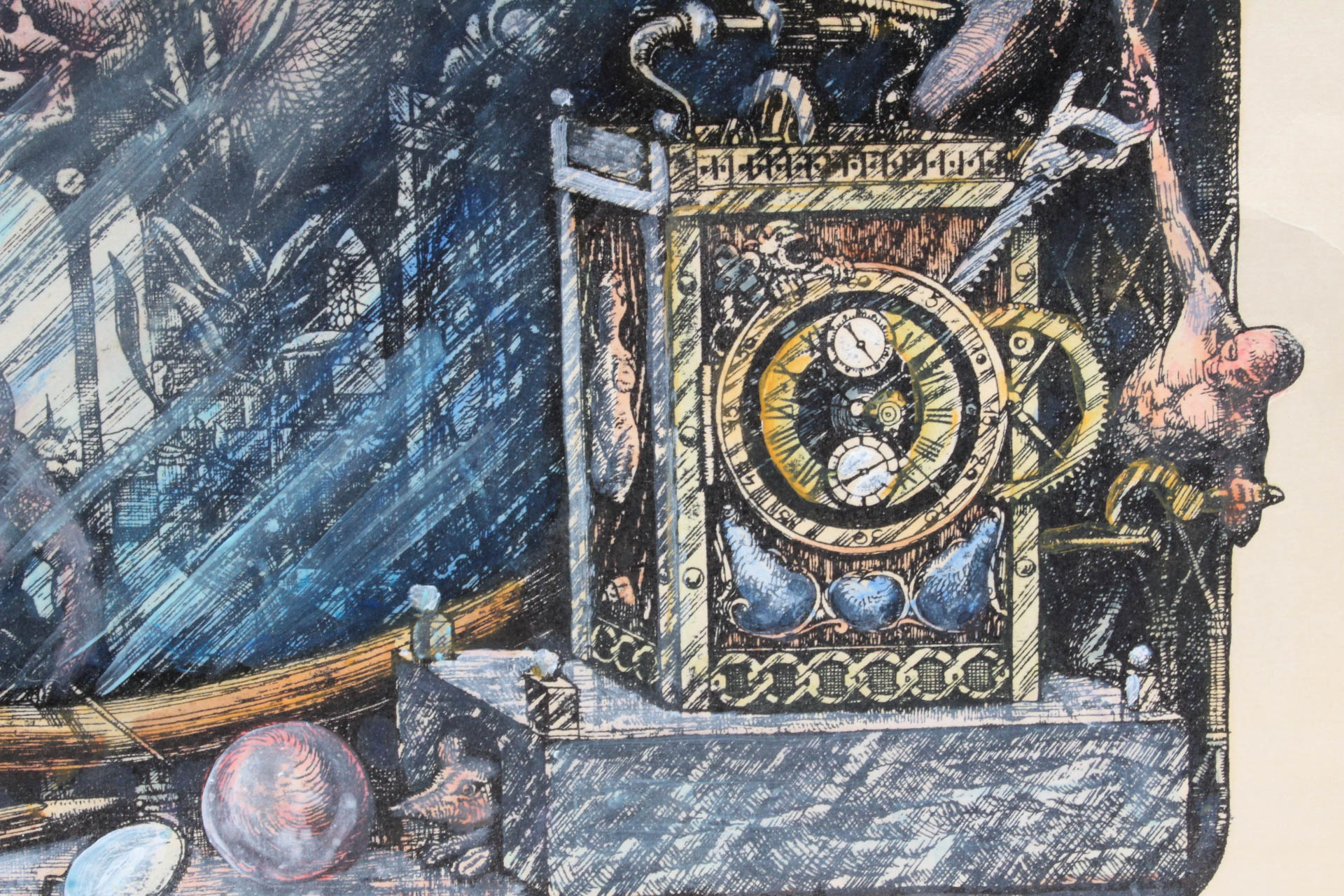 Tudor Banus "Le Miroir" Color Lithograph