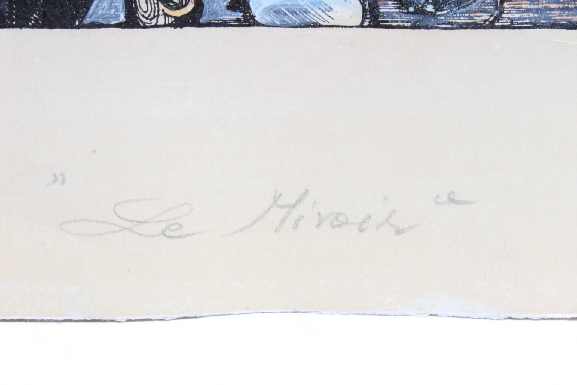 Tudor Banus "Le Miroir" Color Lithograph