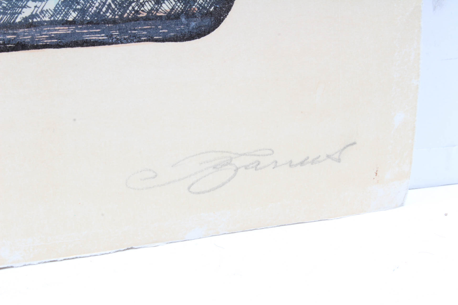 Tudor Banus "Le Miroir" Color Lithograph