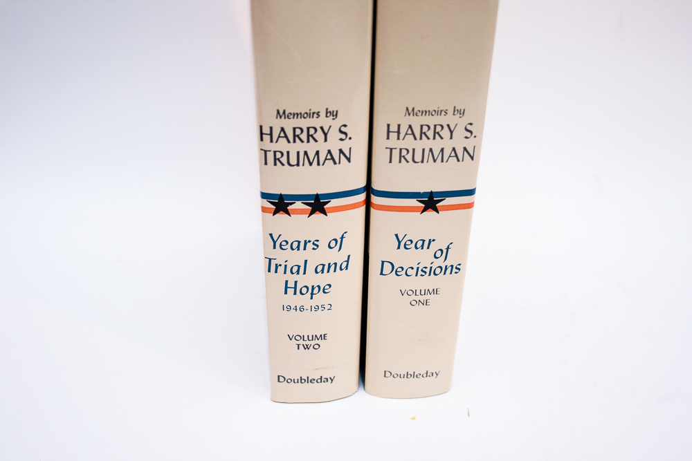 First Edition "Year of Decisions" by Harry S. Truman in Two Volumes