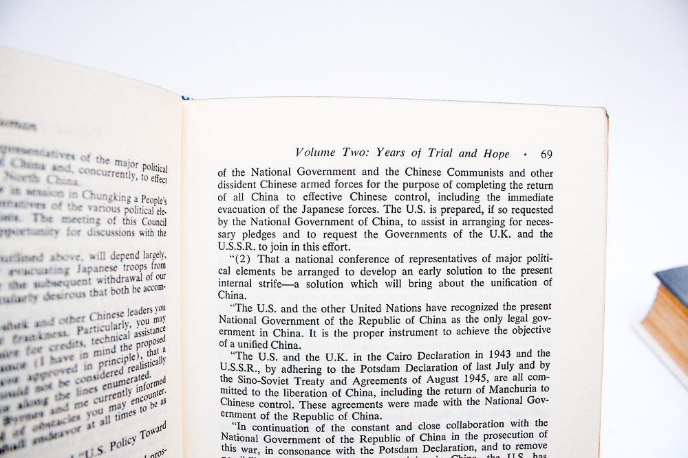 First Edition "Year of Decisions" by Harry S. Truman in Two Volumes