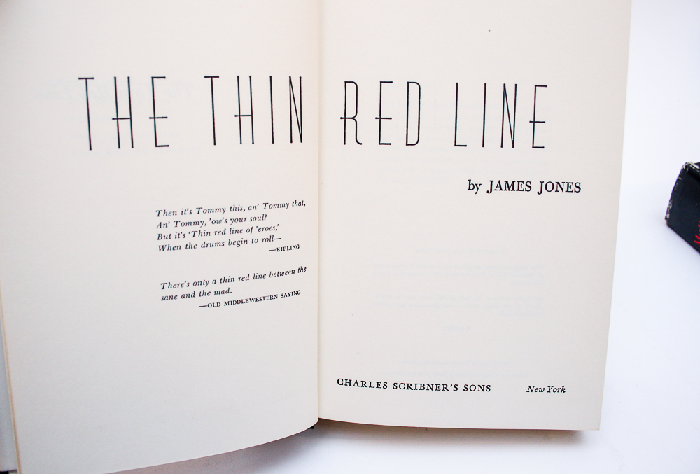 First Edition "Spirit Lake" by MacKinlay Kantor and Early Editions of "Mr. Adam" by Pat Frank and "The Thin Red Line" by James Jones