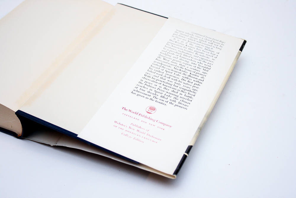 First Edition "Spirit Lake" by MacKinlay Kantor and Early Editions of "Mr. Adam" by Pat Frank and "The Thin Red Line" by James Jones