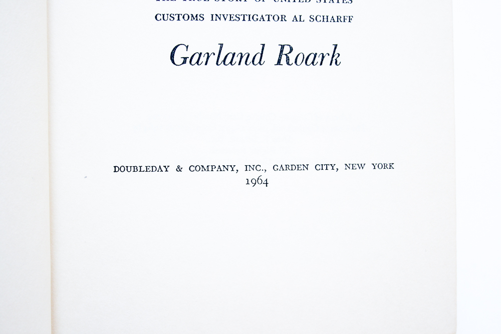 1964 First Edition " The Coin of Contraband" by Garland Roark