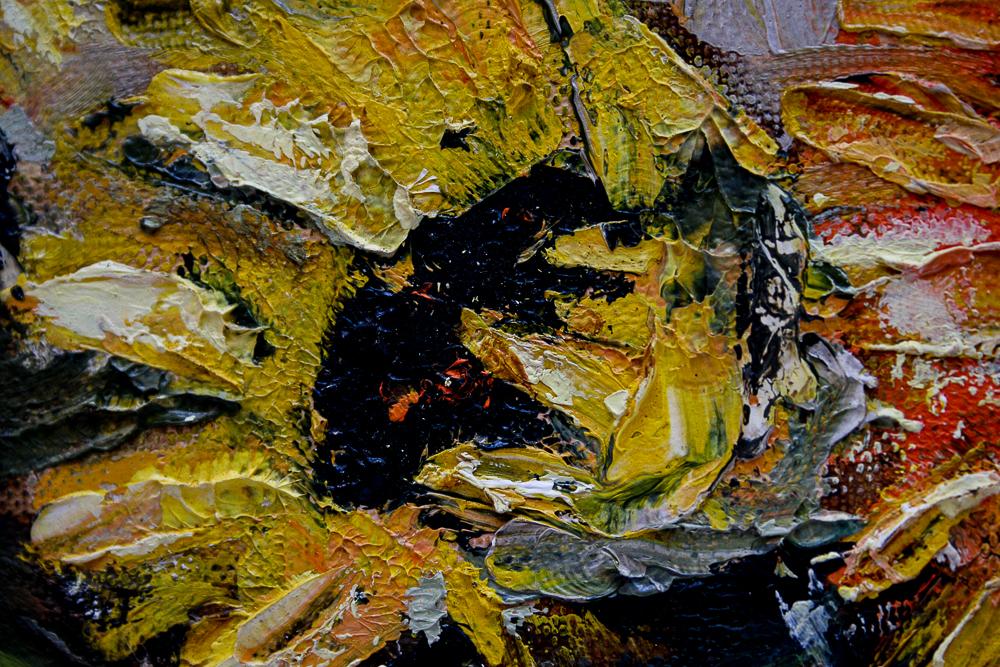 Vintage Acrylic and Oil Still Life Paintings