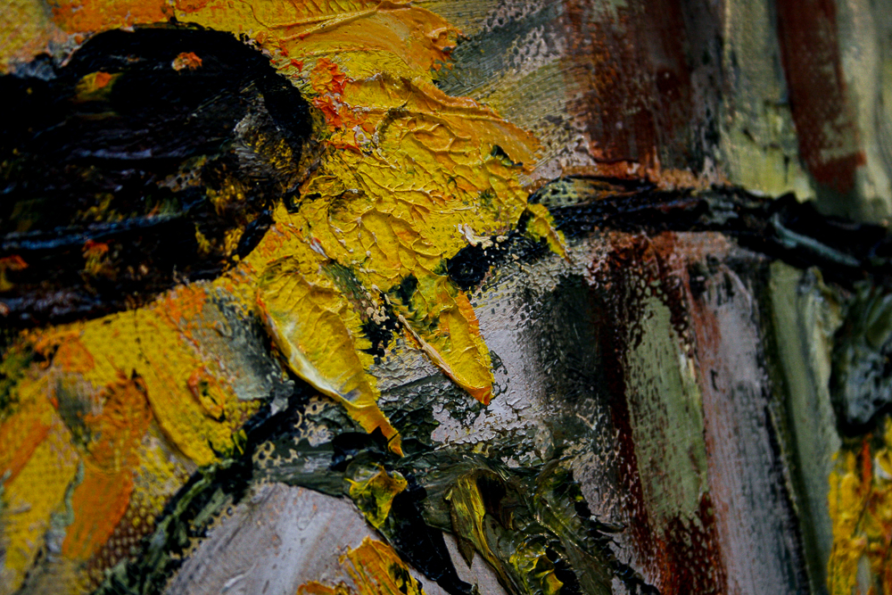 Vintage Acrylic and Oil Still Life Paintings