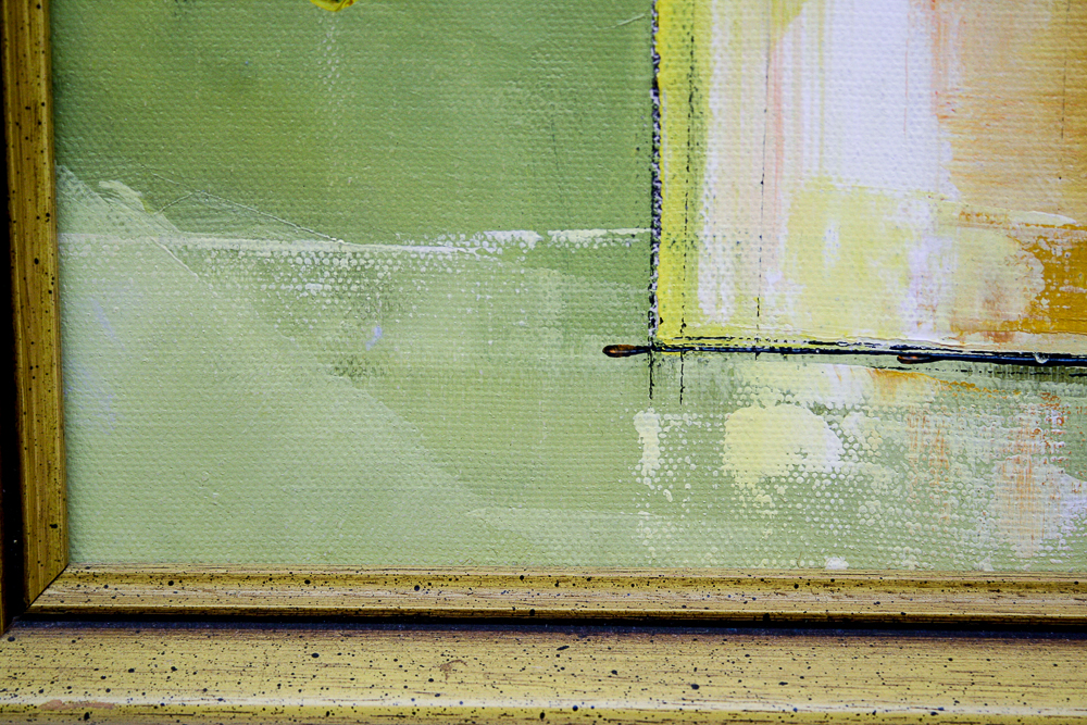 Vintage Acrylic and Oil Still Life Paintings