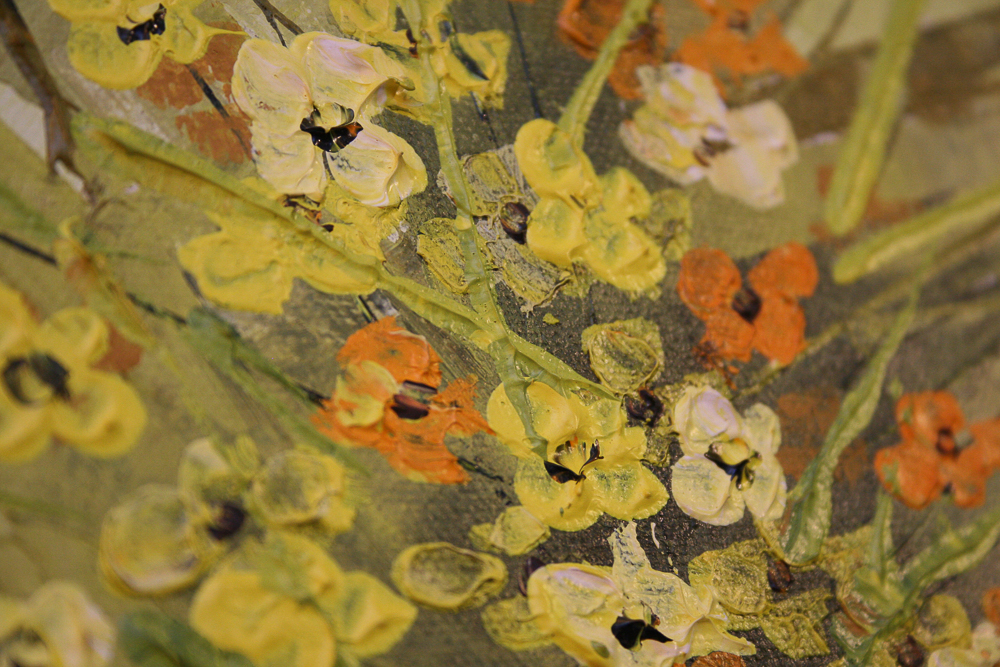 Vintage Acrylic and Oil Still Life Paintings