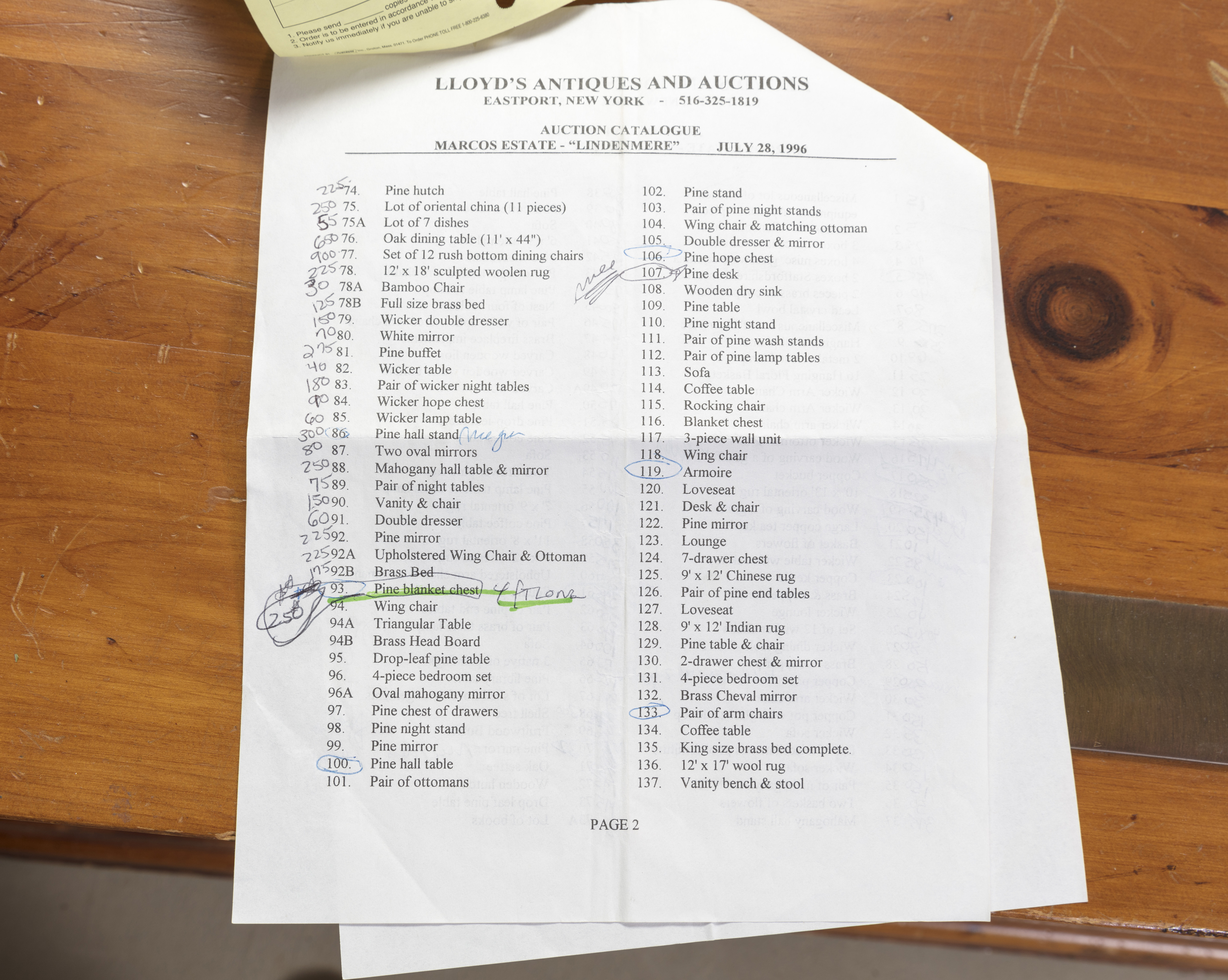 Pine Blanket Chest From the Imelda Marcos Estate