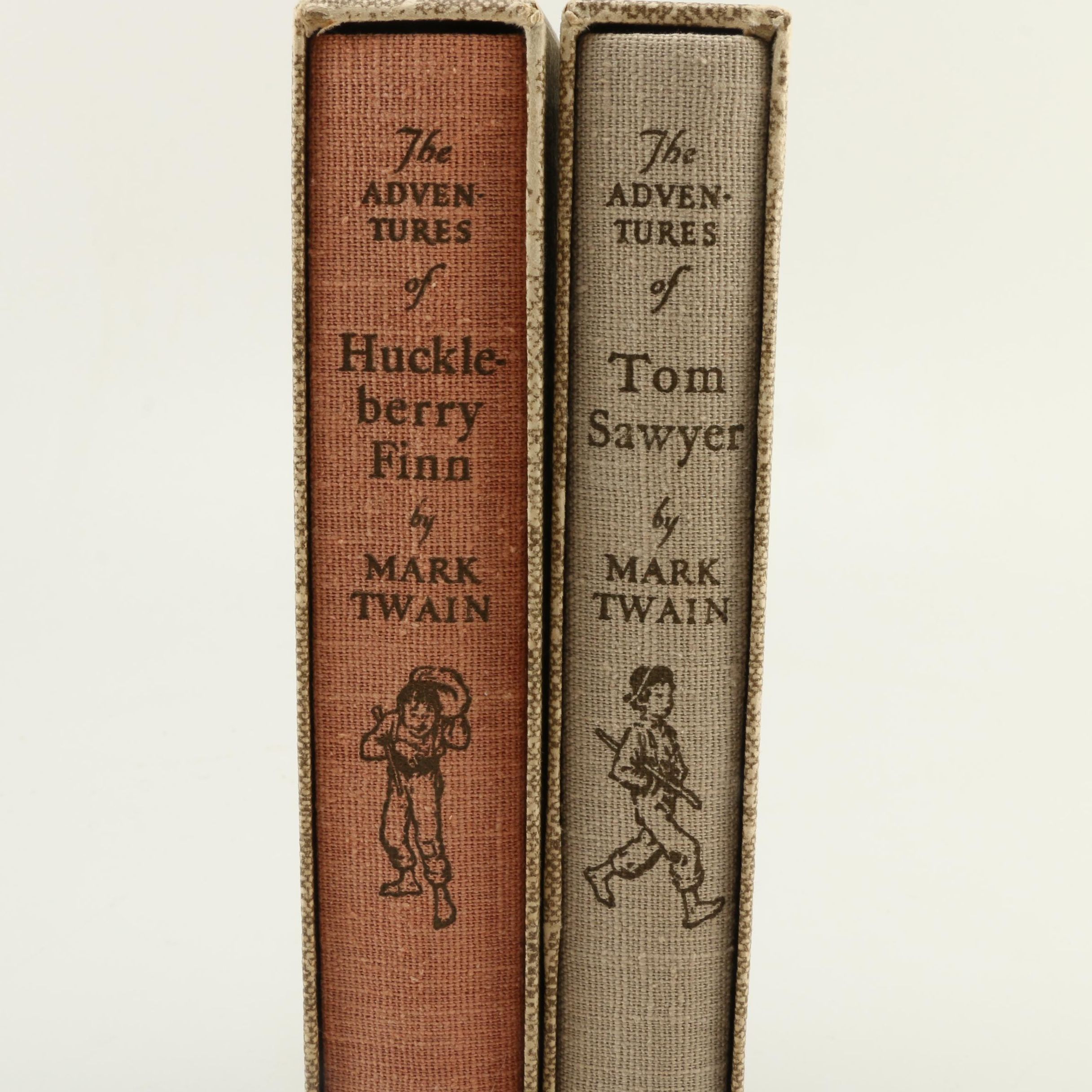 "The Adventures Of Huckleberry Finn" And "The Adventures Of Tom Sawyer" Illustrated By Norman Rockwell