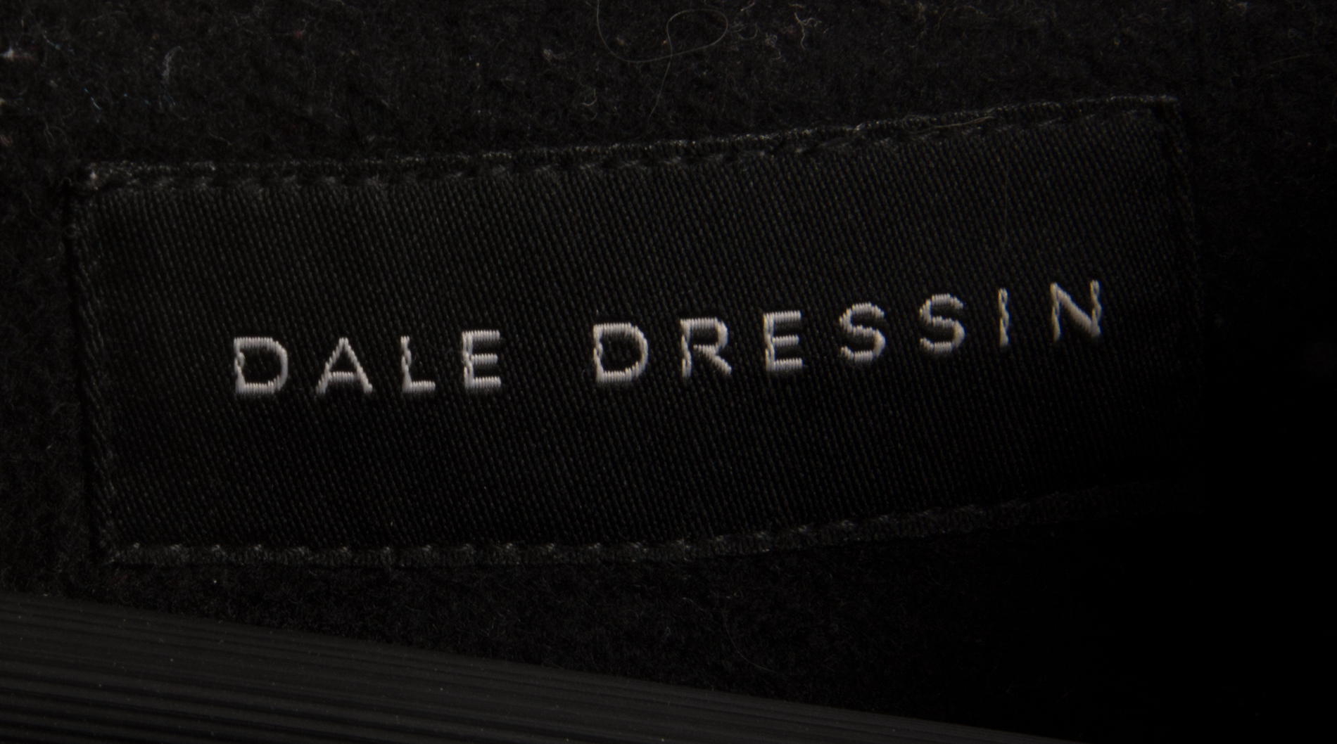 Dale Dressin Floor Length Wool Coat with Dyed Blue Fox Fur Hood