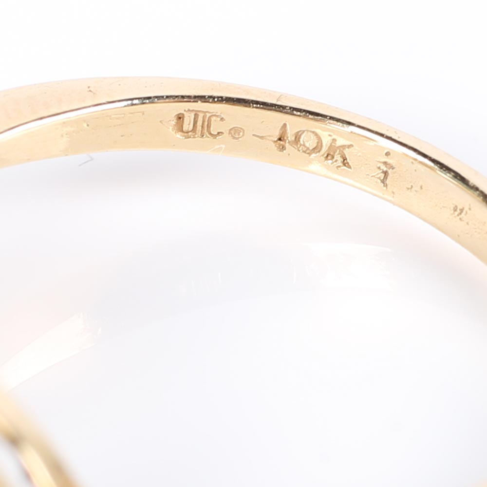 10K Yellow Gold and 4.58 CTW Blue Topaz Ring