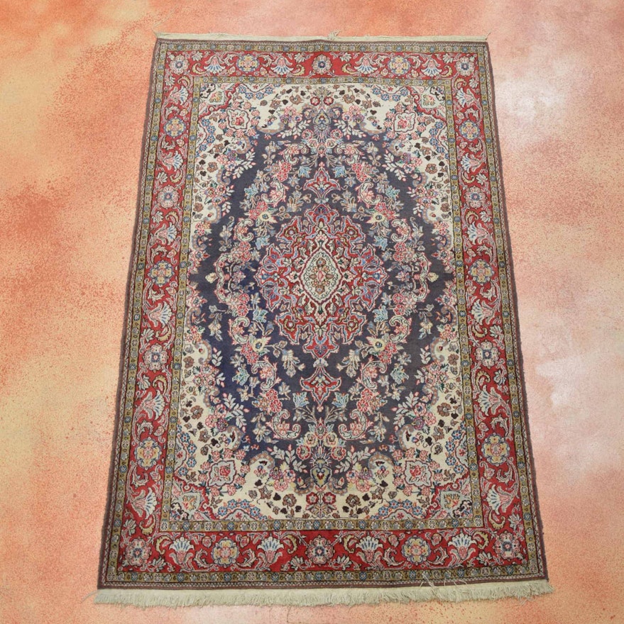 Hand Knotted Qum Area Rug