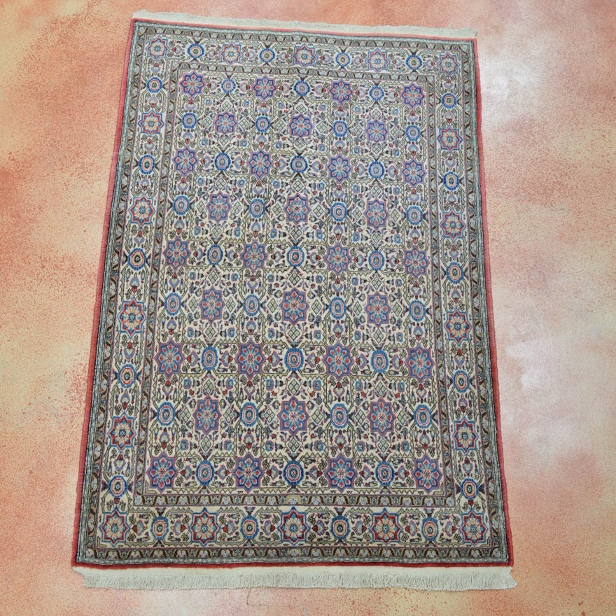 Hand Knotted Qum Area Rug