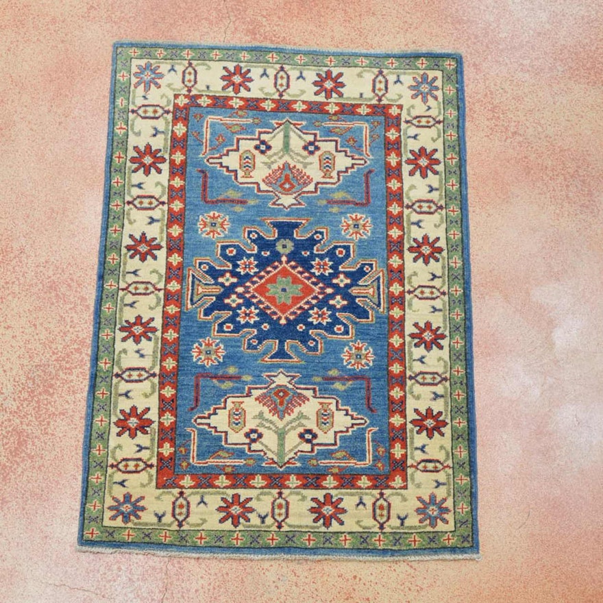 Hand Knotted Kabul Accent Rug