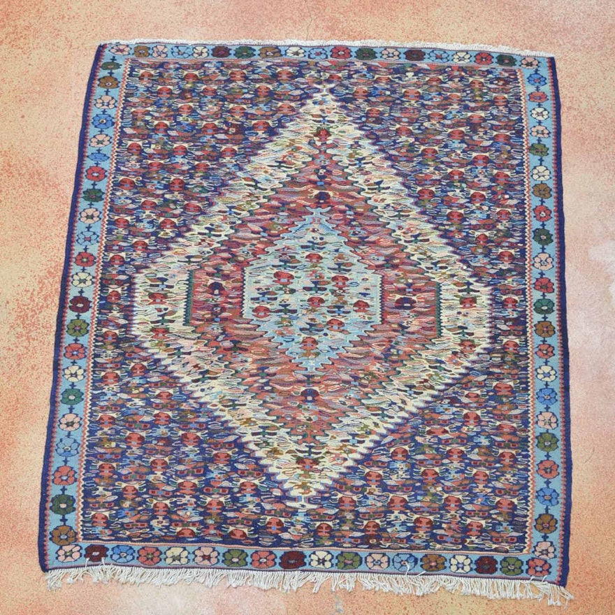Hand Knotted Senneh Area Rug