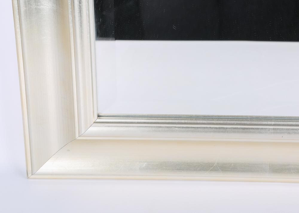 Silver Tone Wall Mirror