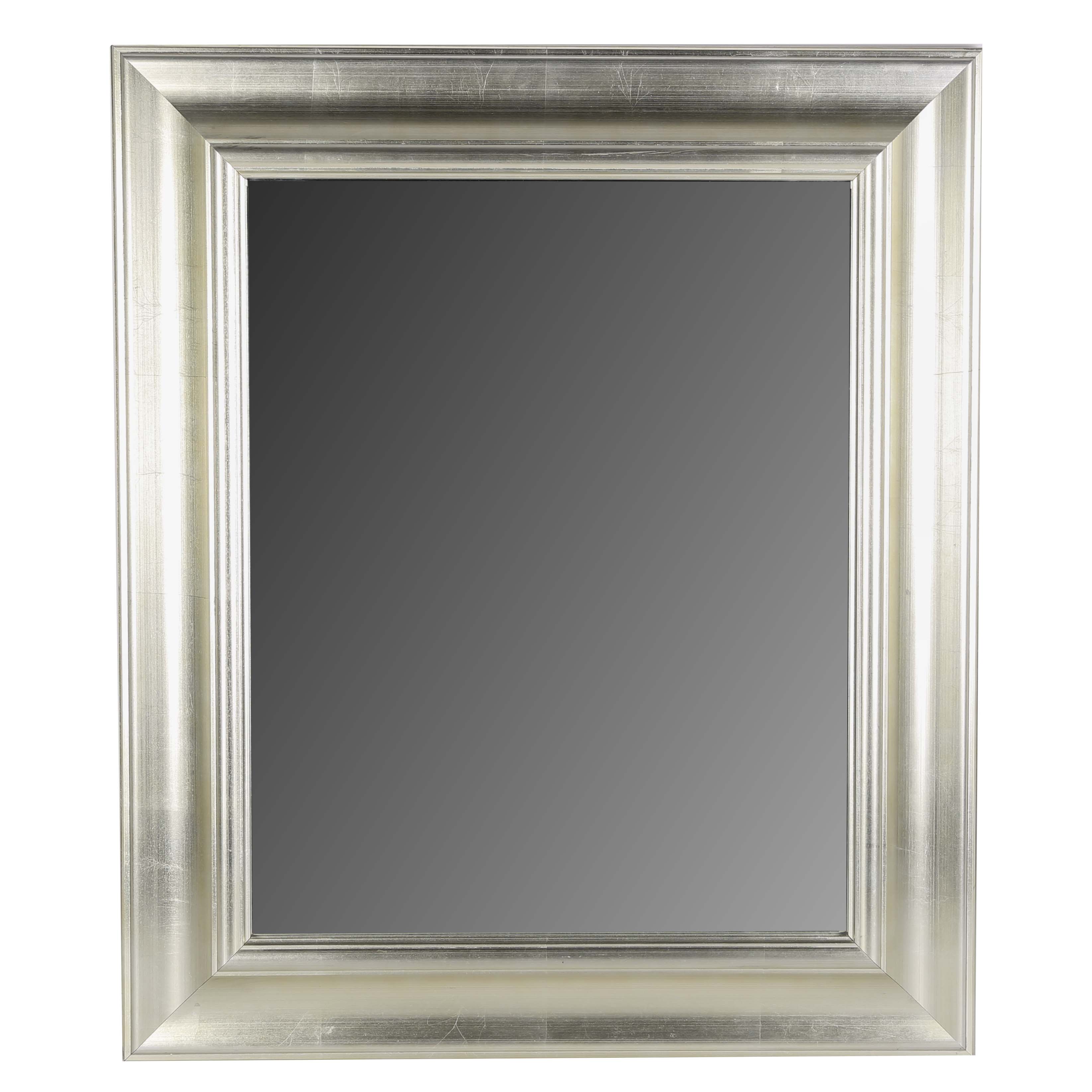 Silver Tone Wall Mirror