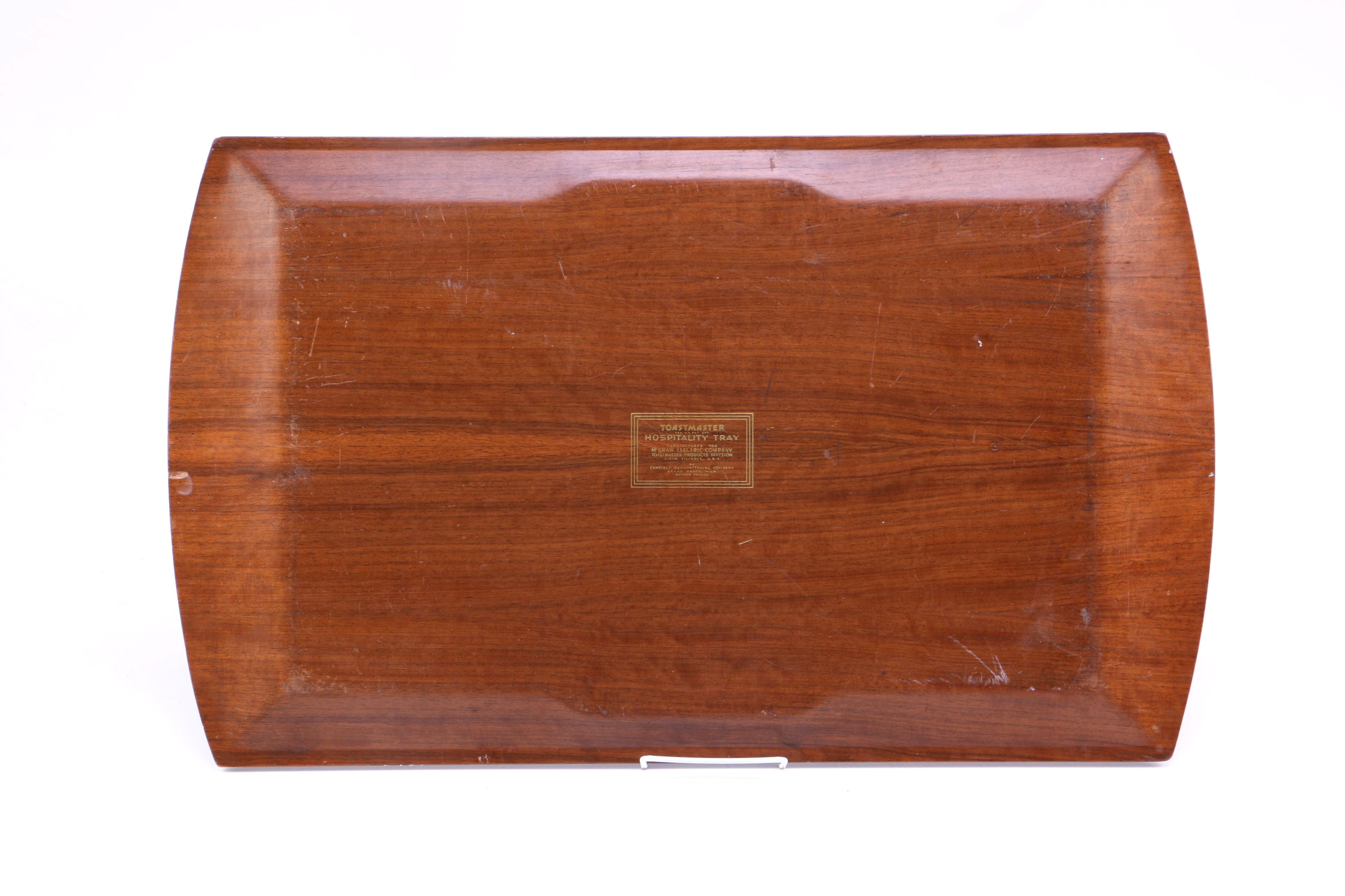 Beer Pitcher and Four Mugs with Vintage Toastmaster Tray