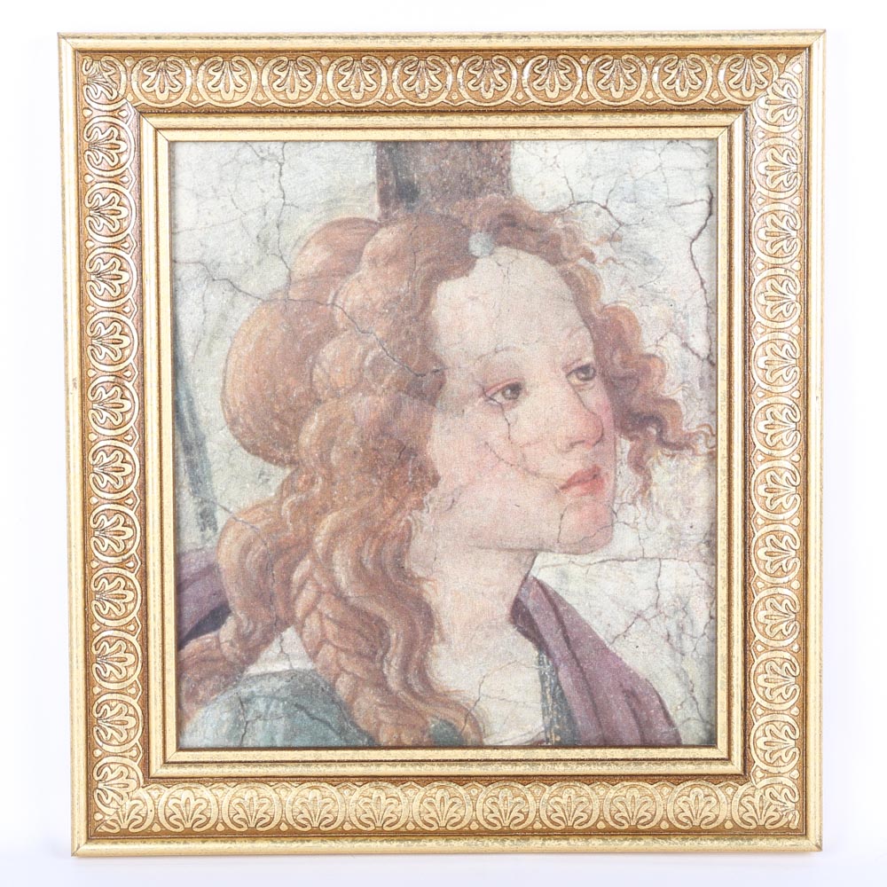 After Sandro Botticelli Framed Offset Lithographs