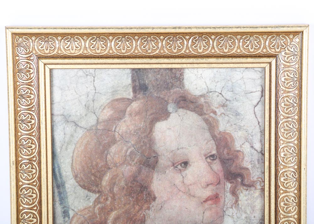 After Sandro Botticelli Framed Offset Lithographs