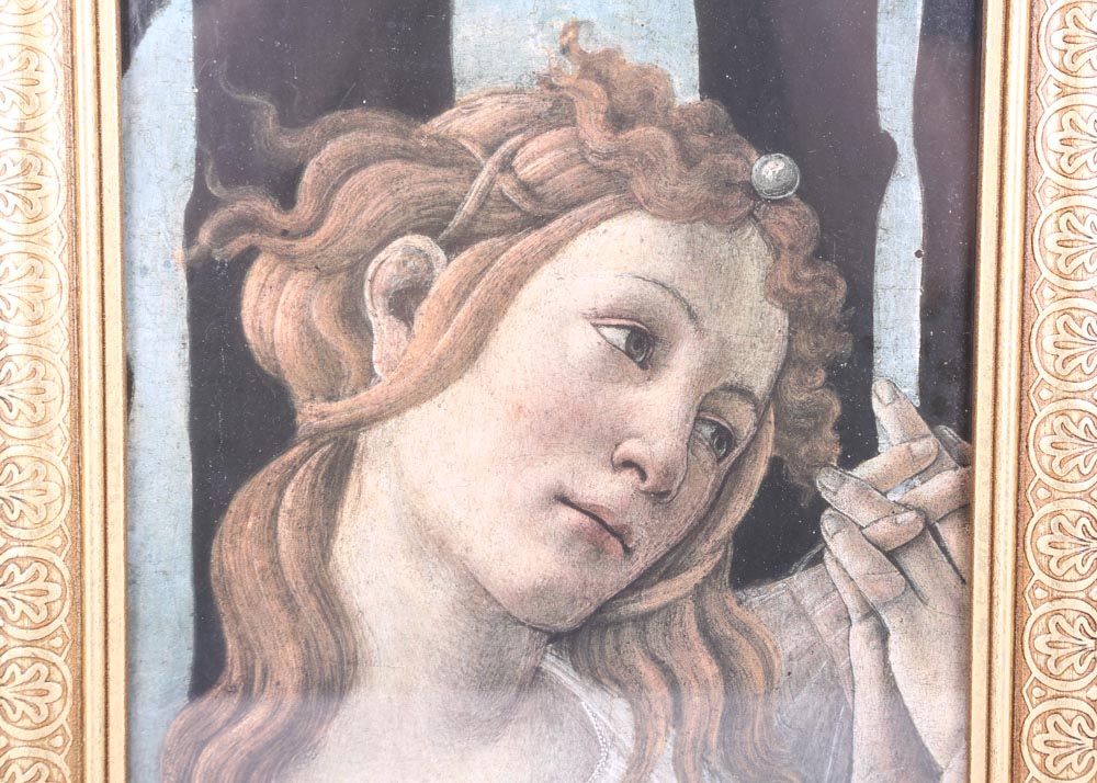 After Sandro Botticelli Framed Offset Lithographs