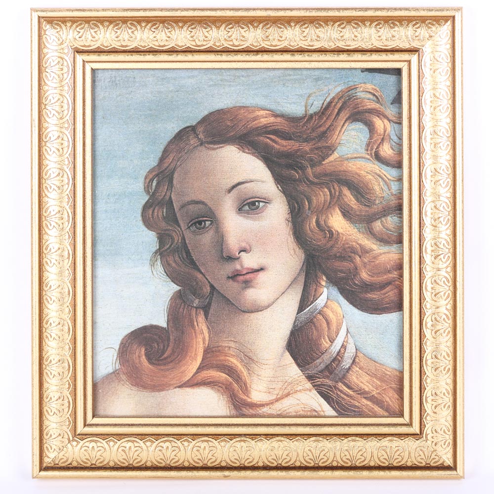 After Sandro Botticelli Framed Offset Lithographs