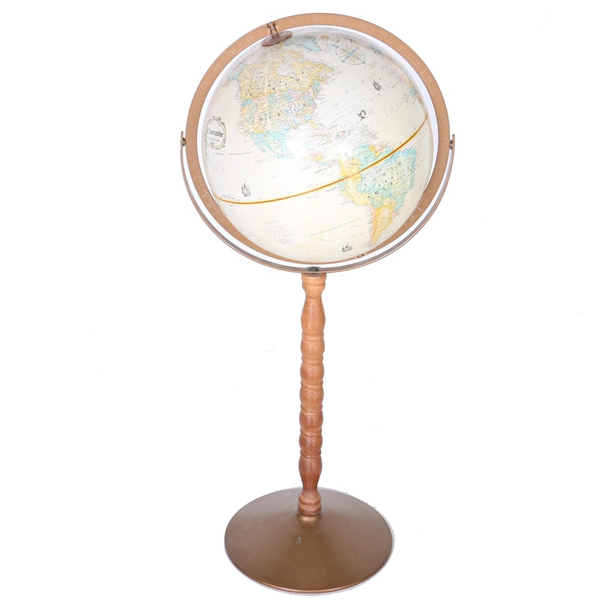 Globemaster Pedestal Globe