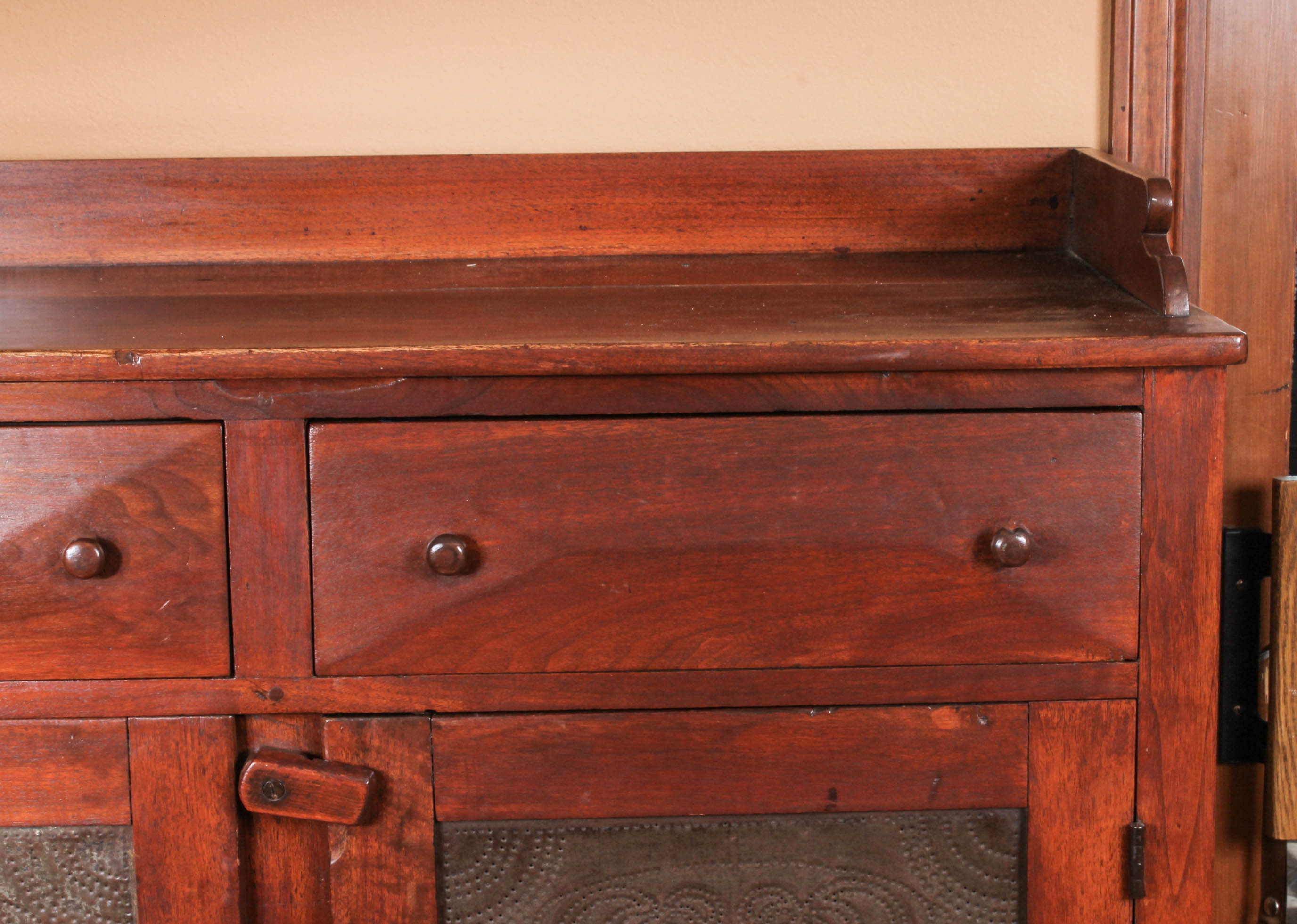 Mid 19th Century Twelve-Tin Pie Safe